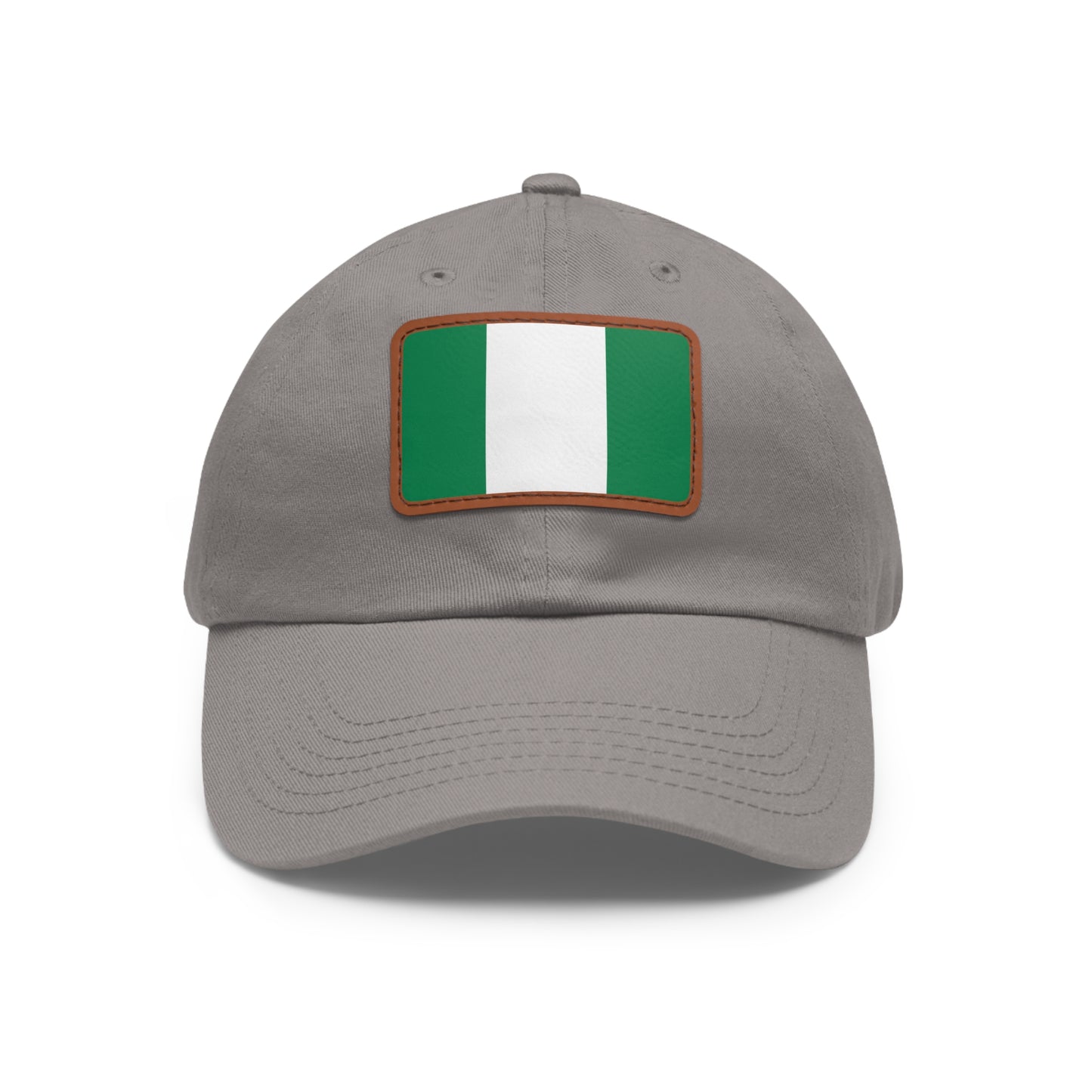 Nigeria Leather Patch Hat