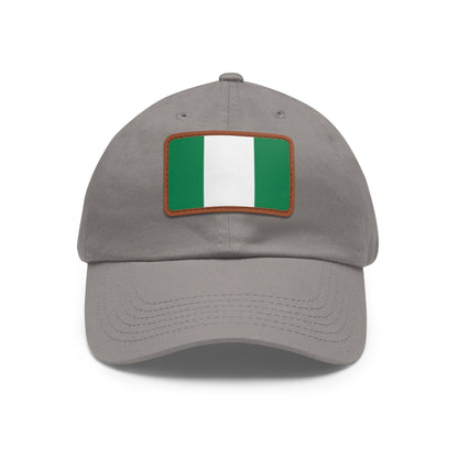 Nigeria Leather Patch Hat