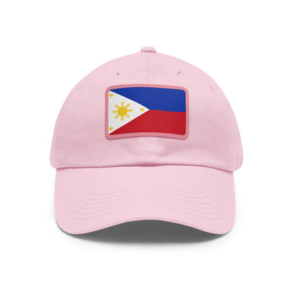 Philippines Leather Patch Hat