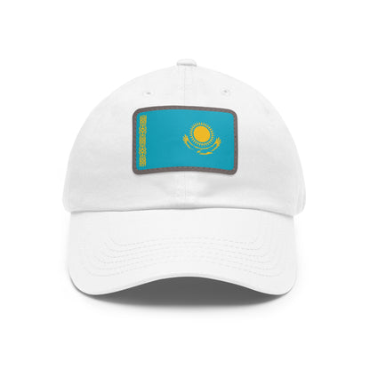 Kazakhstan Leather Patch Hat