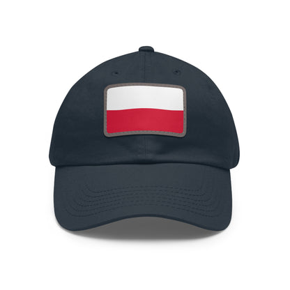 Poland Leather Patch Hat