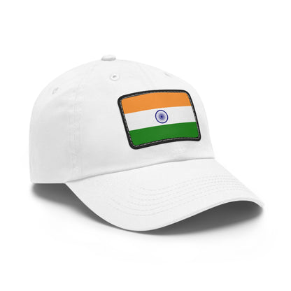 India Leather Patch Hat