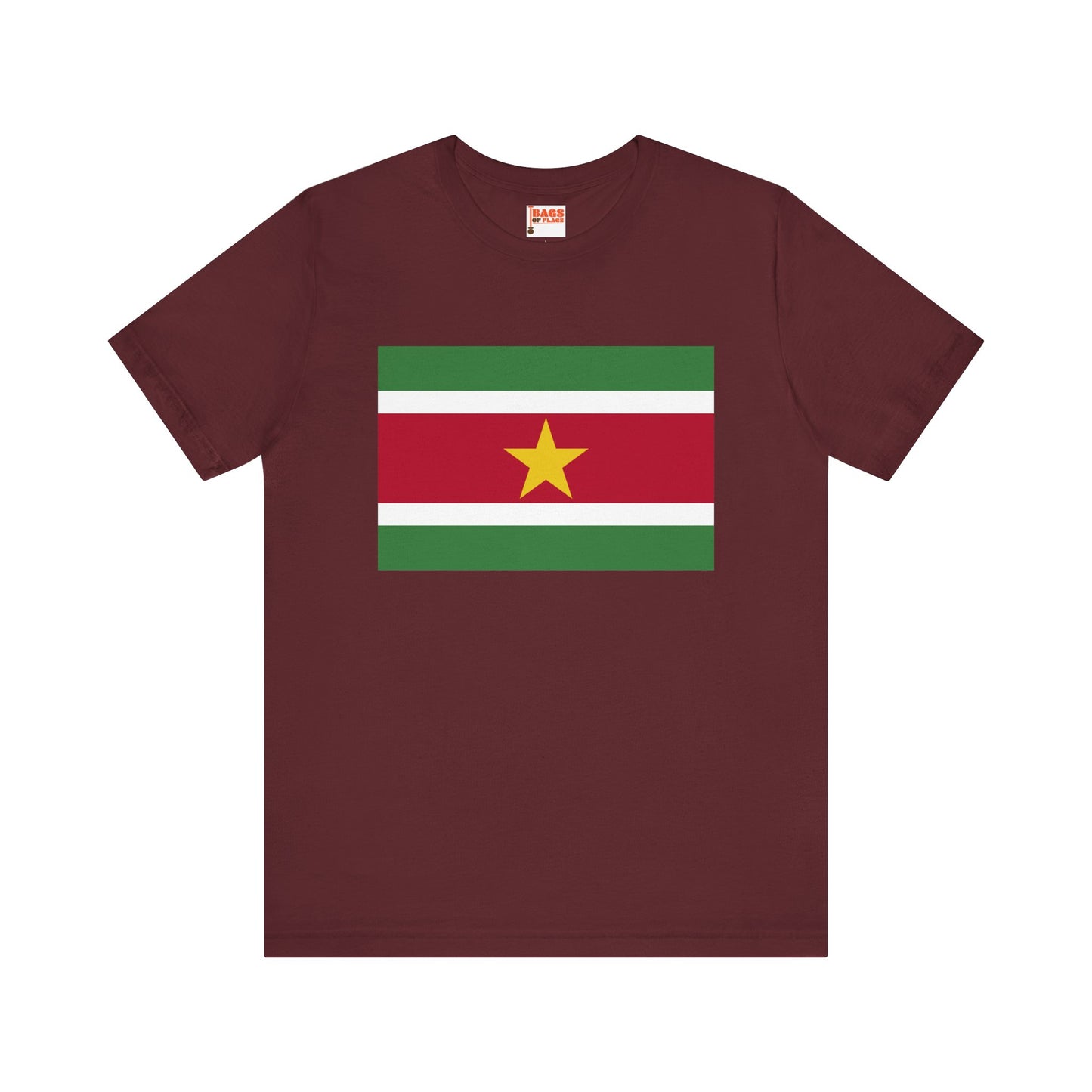 Suriname Flag on T-shirt