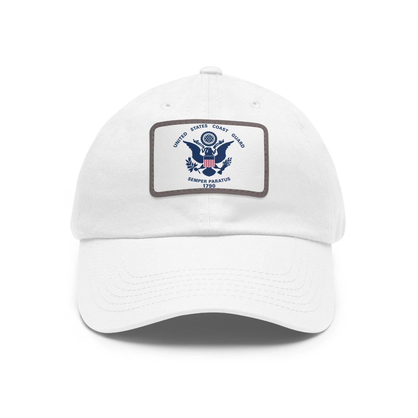 US Coast Guard Leather Patch Hat