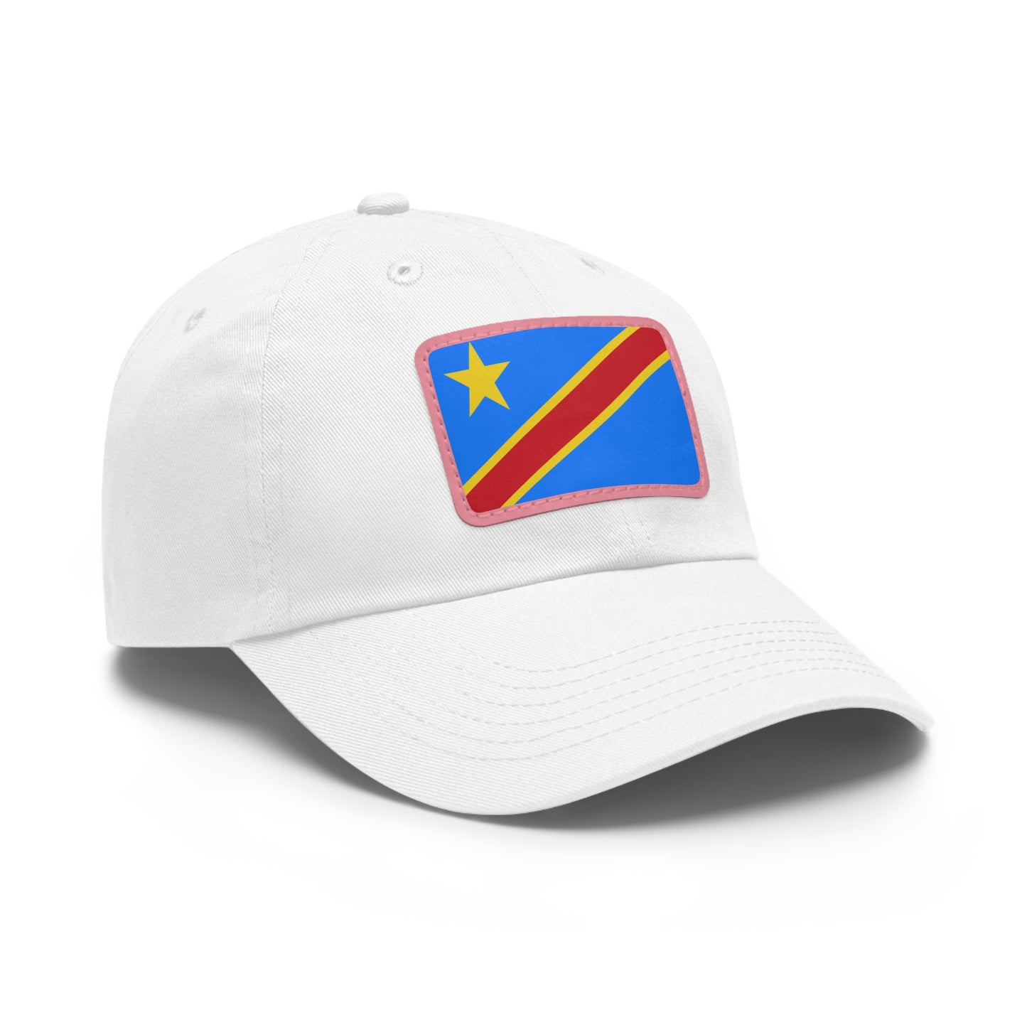 Democratic Republic of the Congo Leather Patch Hat