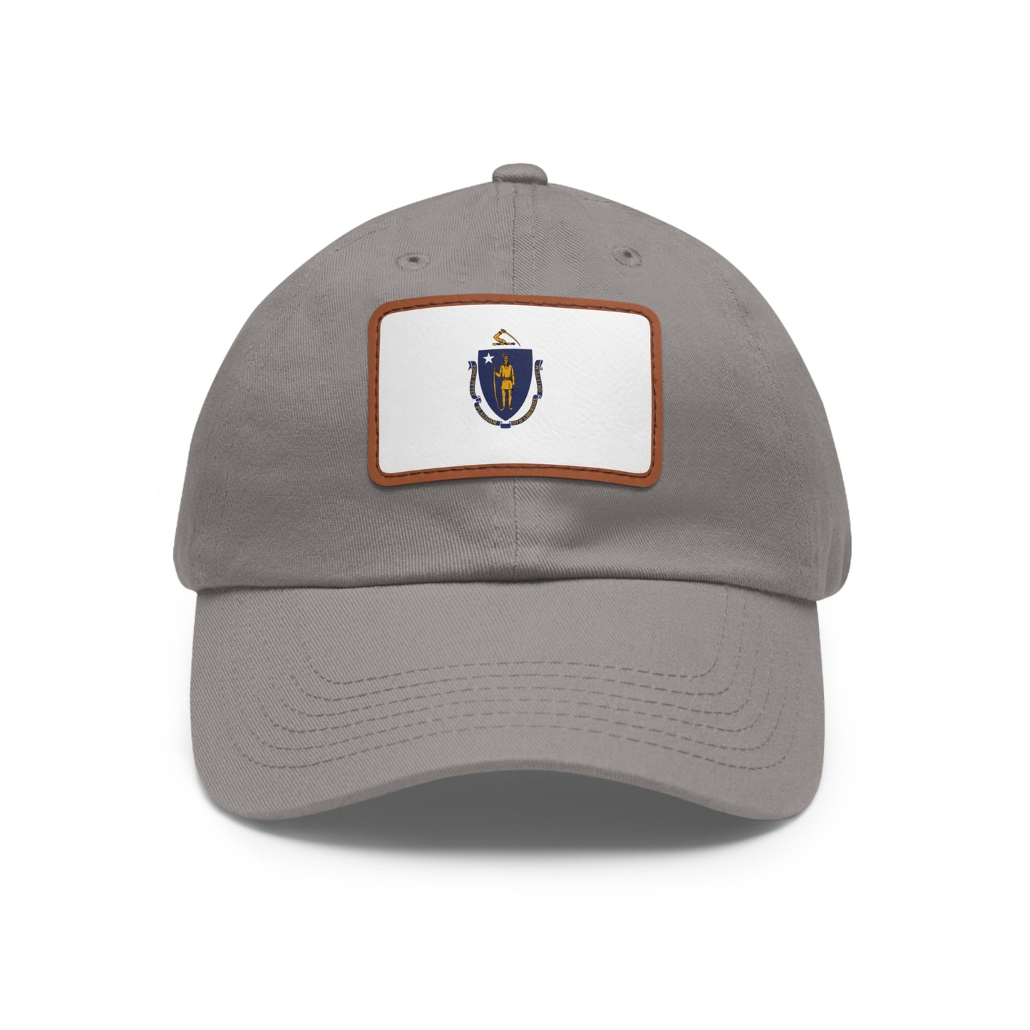 Massachusetts Leather Patch Hat