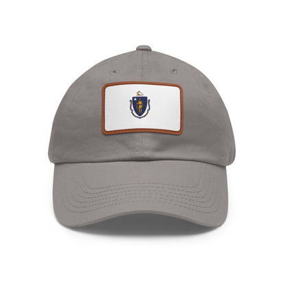 Massachusetts Leather Patch Hat