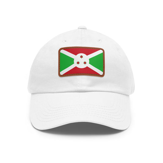 Burundi Leather Patch Hat