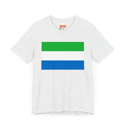 Sierra Leone Flag on T-shirt