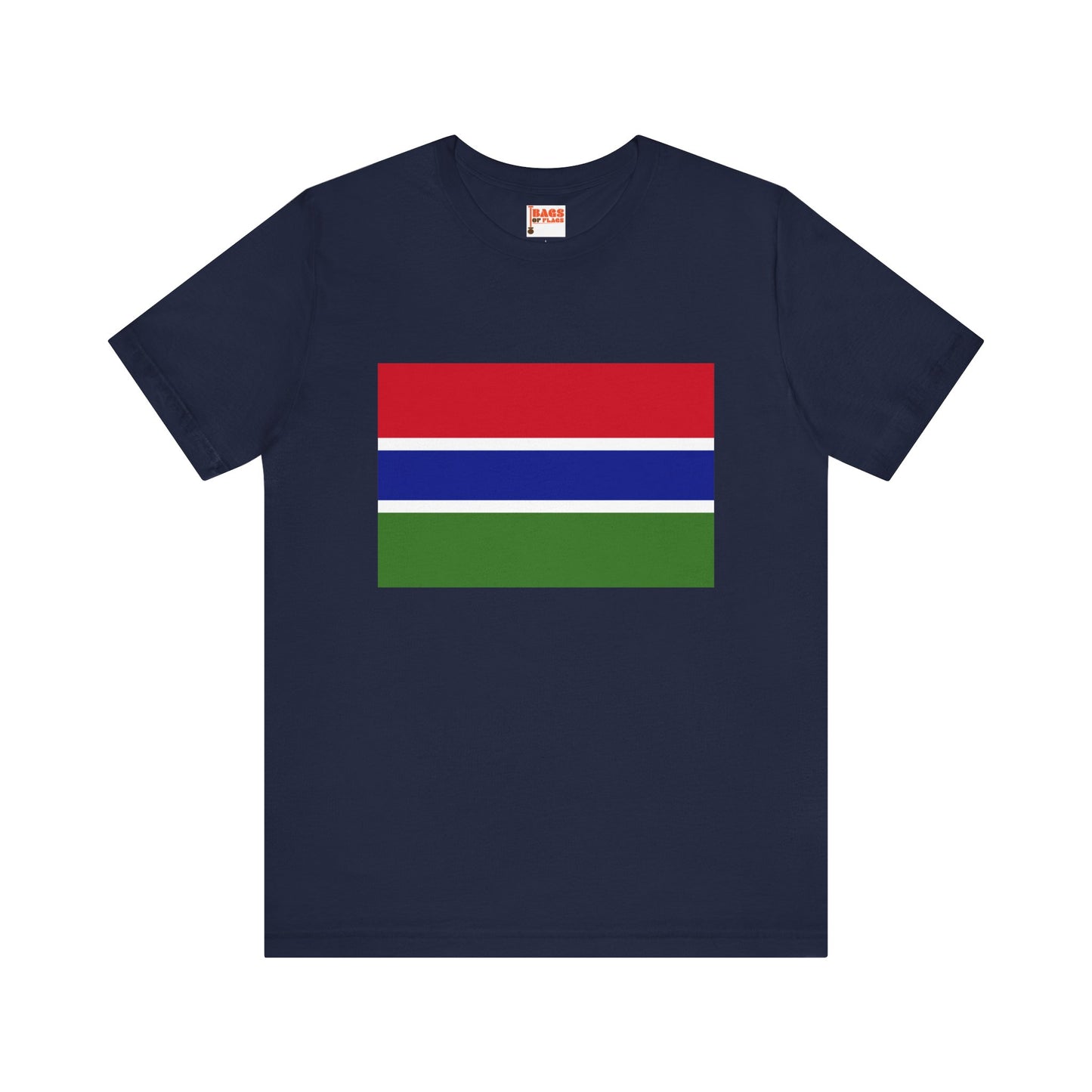 The Gambia Flag on T-shirt