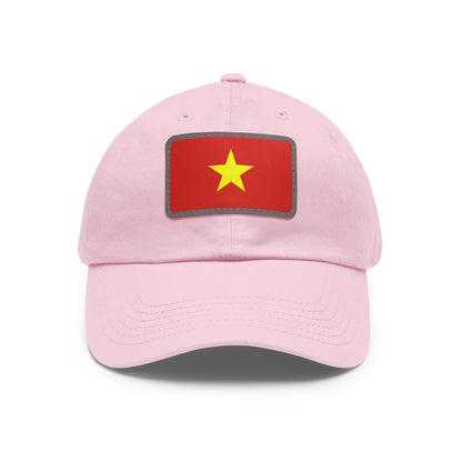 Vietnam Leather Patch Hat