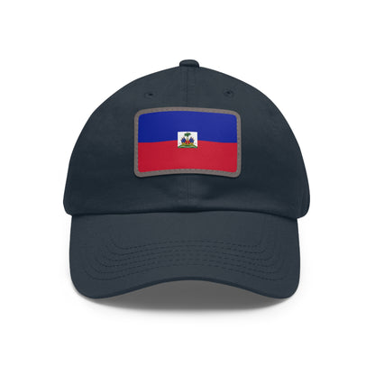 Haiti Leather Patch Hat