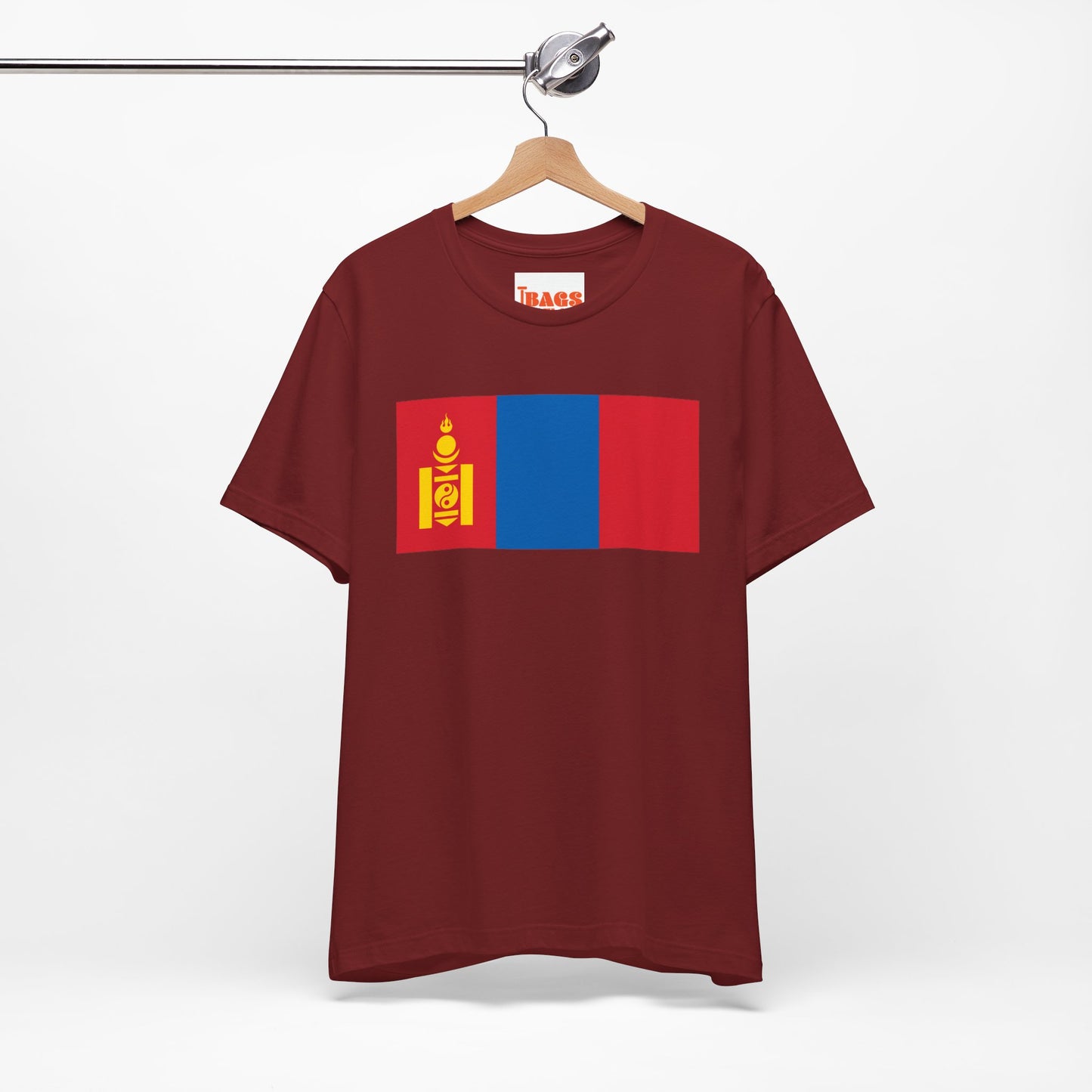 Mongolia Flag on T-shirt