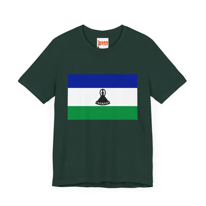 Lesotho Flag on T-shirt