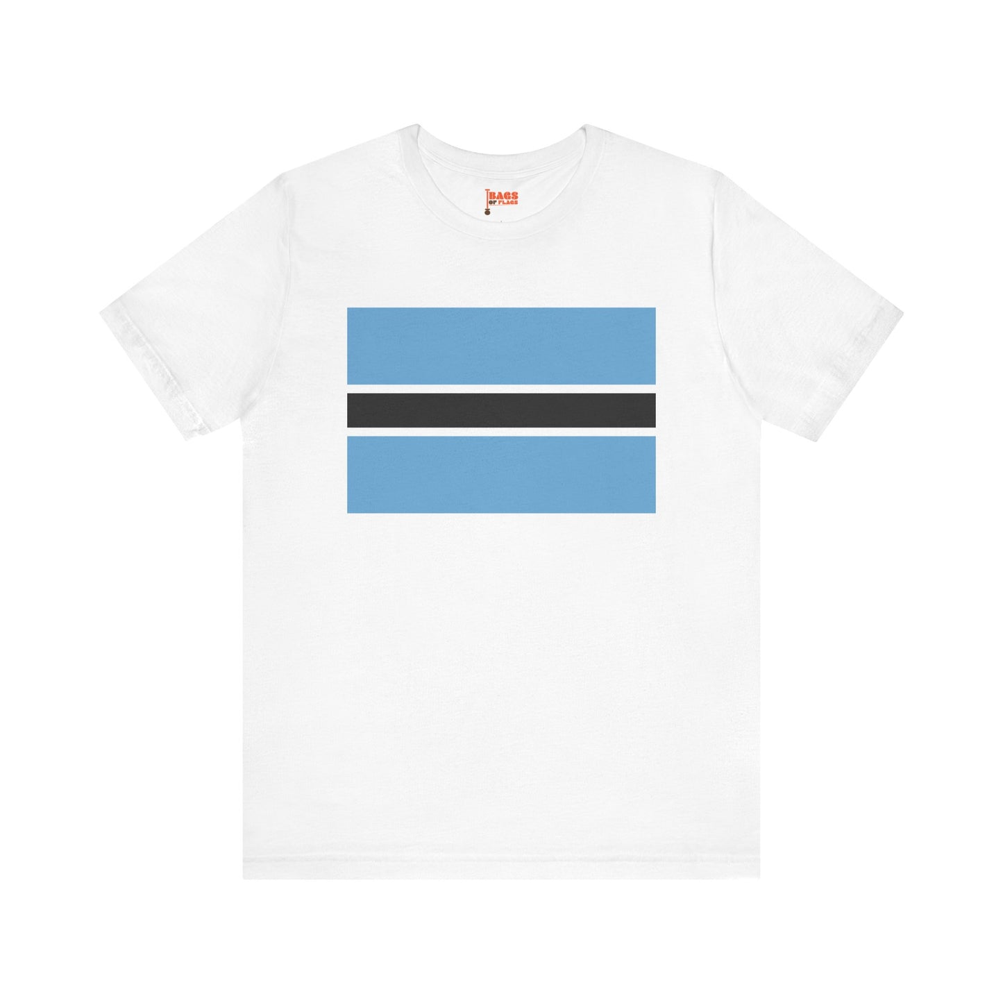 Botswana Flag on T-shirt