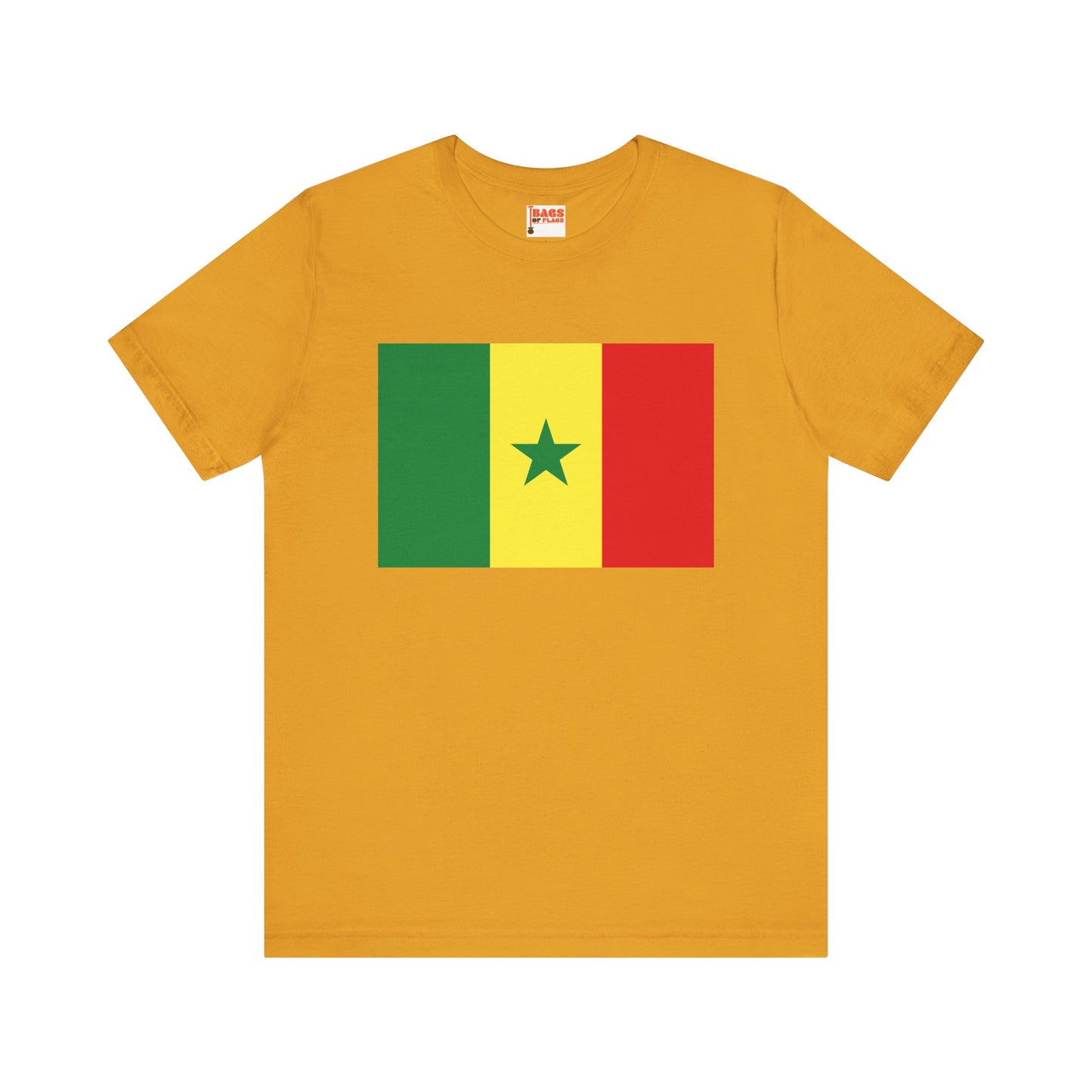 Senegal Flag on T-shirt