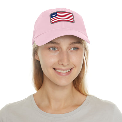 Liberia Leather Patch Hat