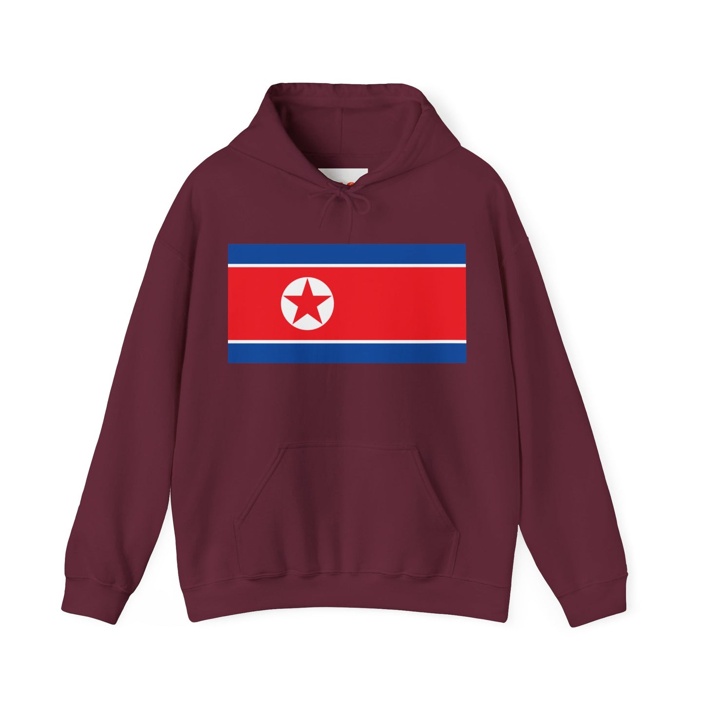 North Korea Flag on Hoodie