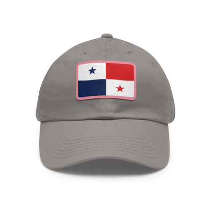 Panama Leather Patch Hat