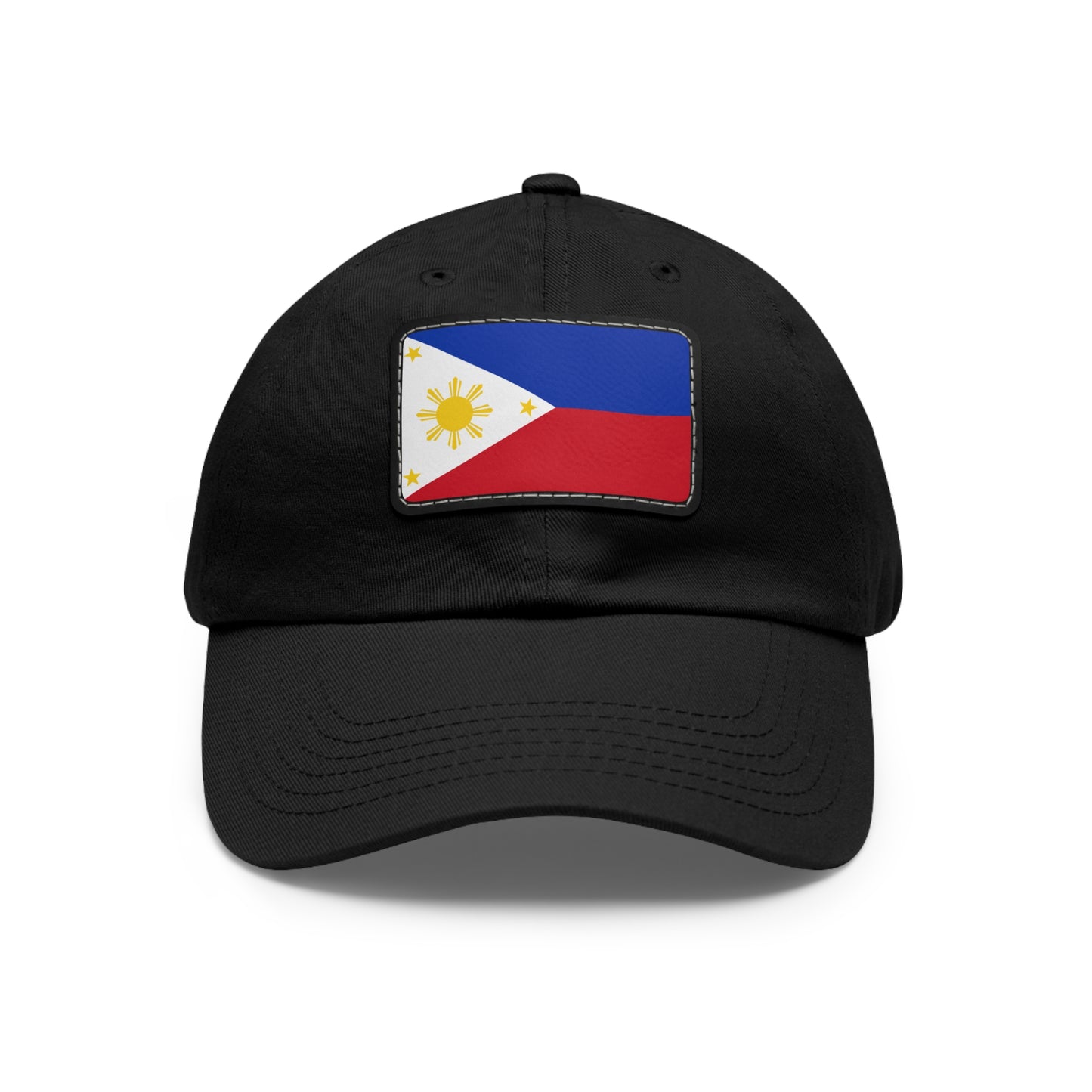 Philippines Leather Patch Hat