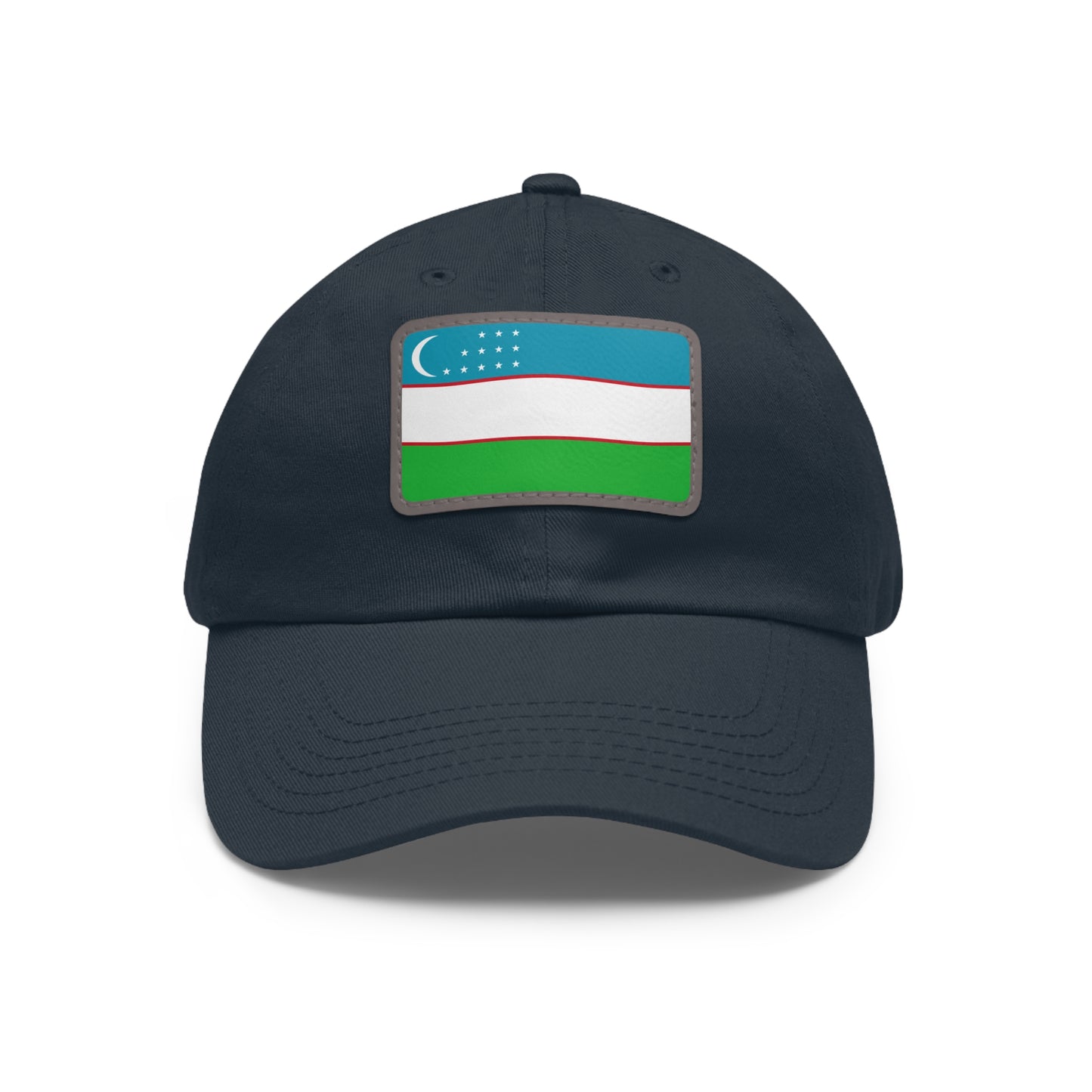 Uzbekistan Leather Patch Hat