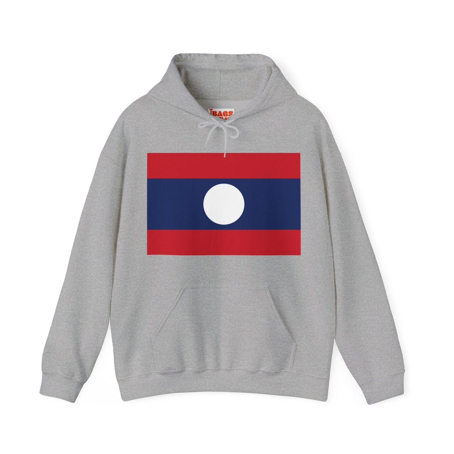 Laos Flag Hoodie