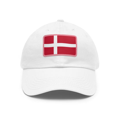 Denmark Leather Patch Hat