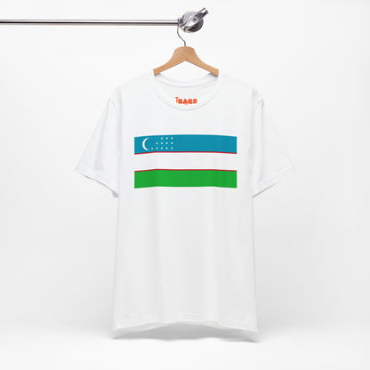 Uzbekistan Flag on T-shirt