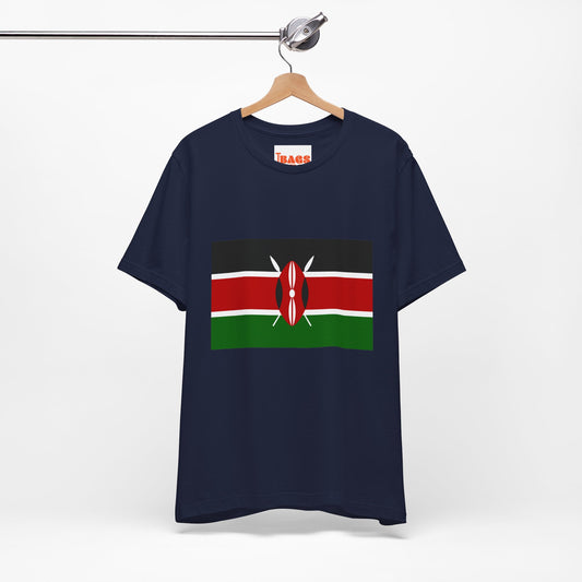 Kenya Flag on T-shirt