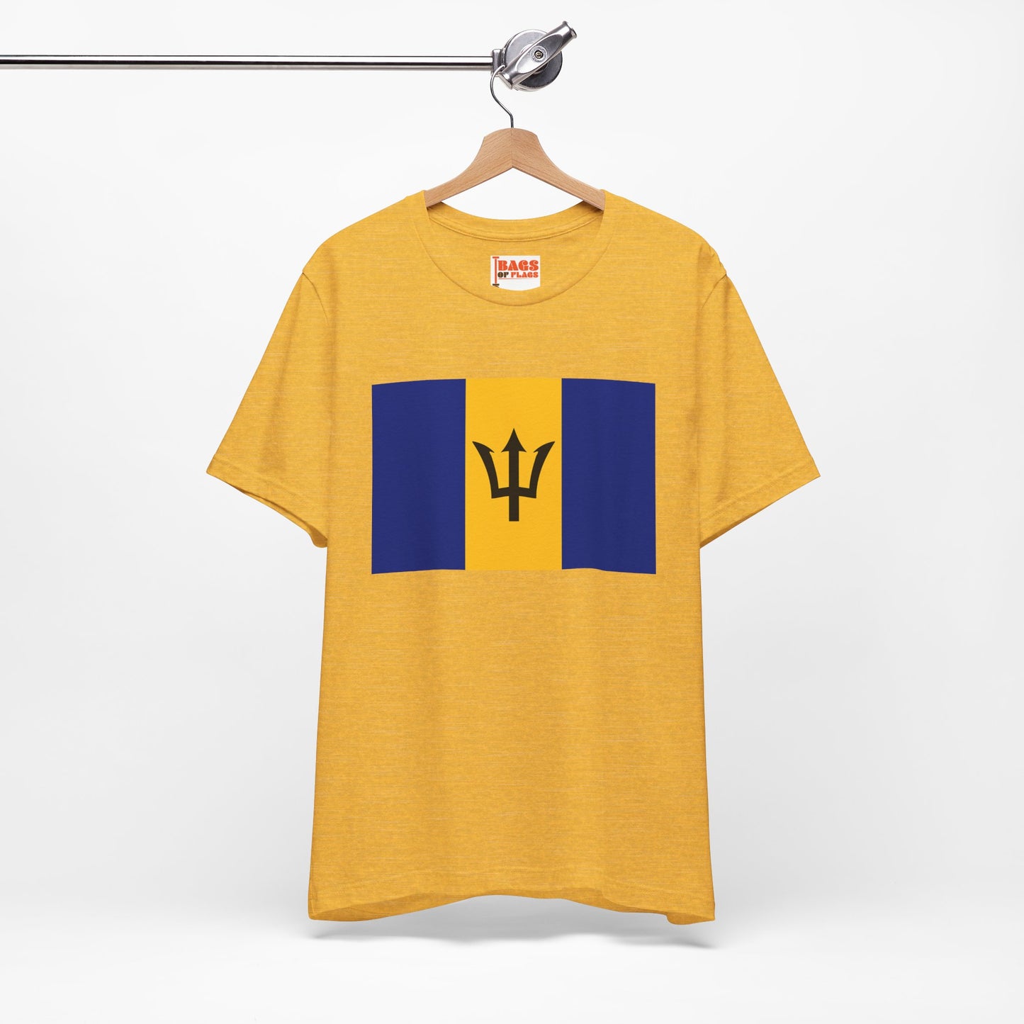 Barbados Flag on T-shirt
