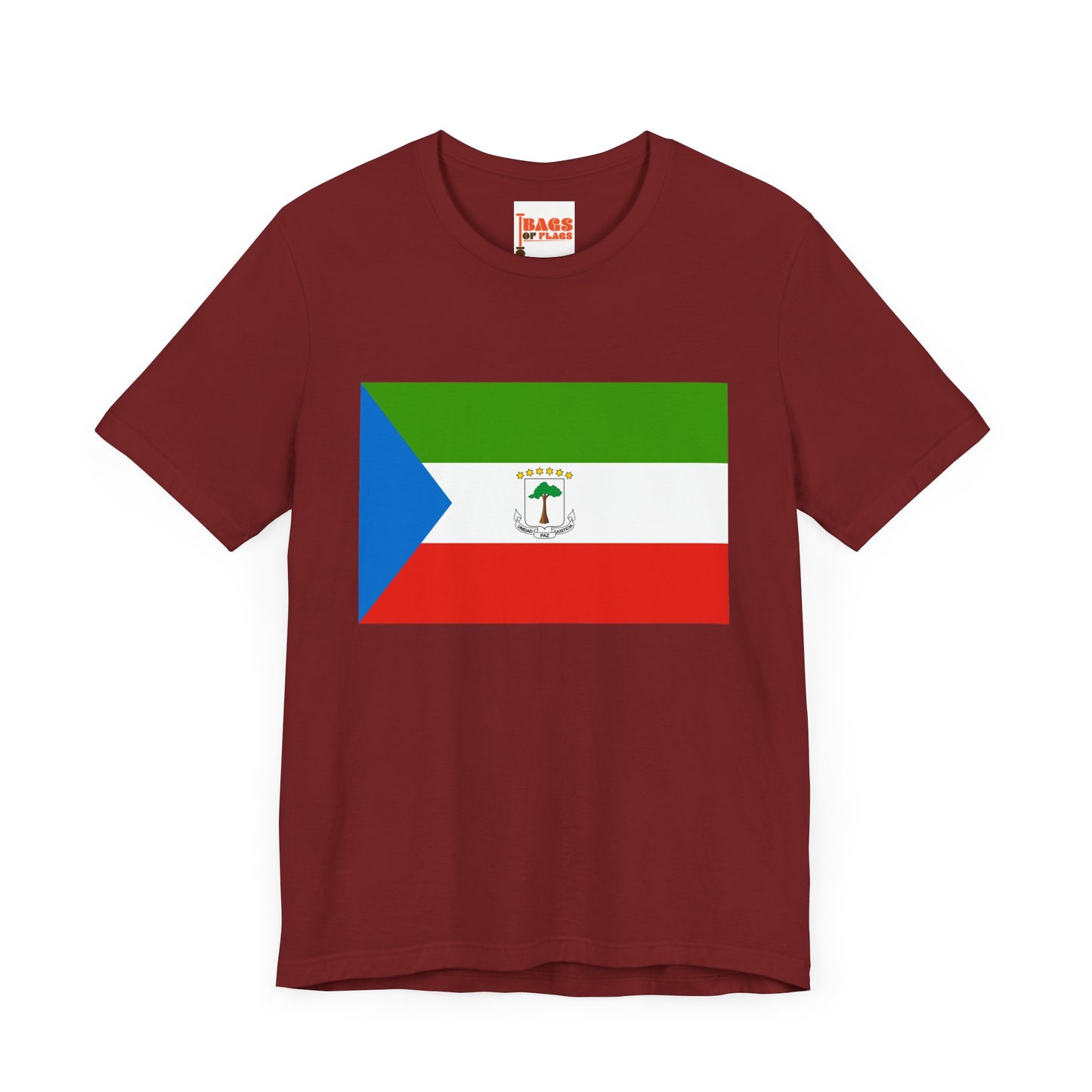 Equatorial Guinea Flag on T-shirt