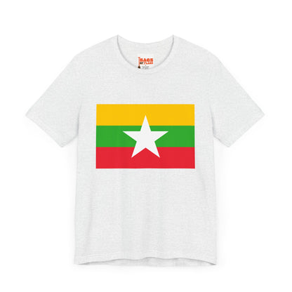 Myanmar Flag on T-shirt