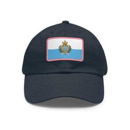 San Marino Leather Patch Hat