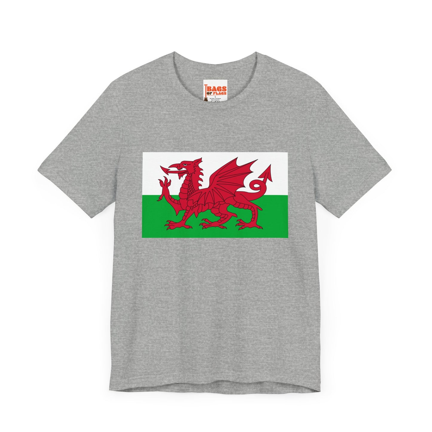 Wales Flag on T-shirt