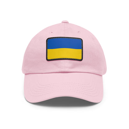 Ukraine Leather Patch Hat