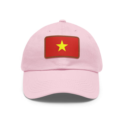 Vietnam Leather Patch Hat