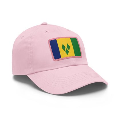 Saint Vincent and the Grenadines Leather Patch Hat