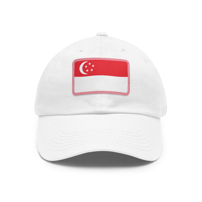 Singapore Leather Patch Hat