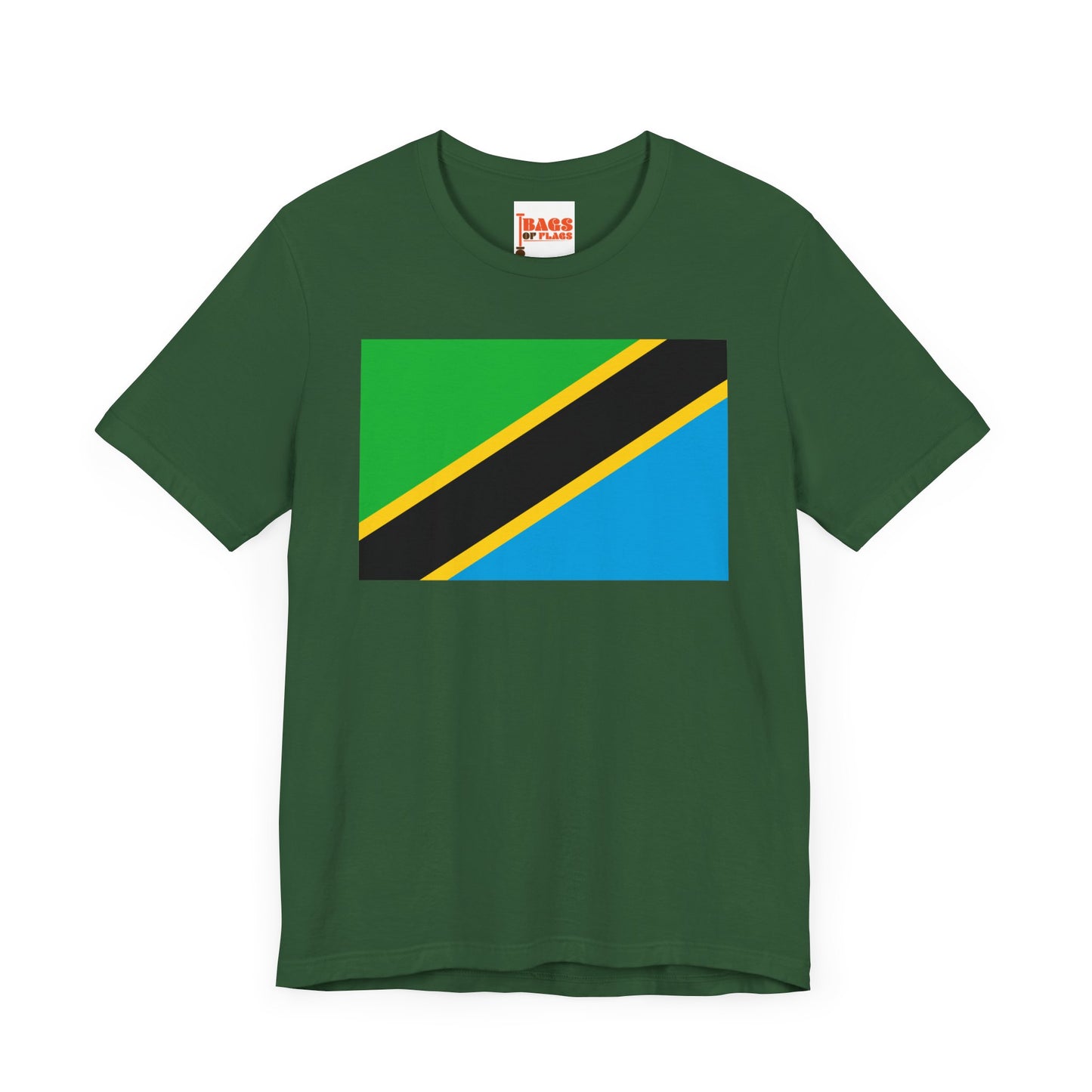 Tanzania Flag on T-shirt