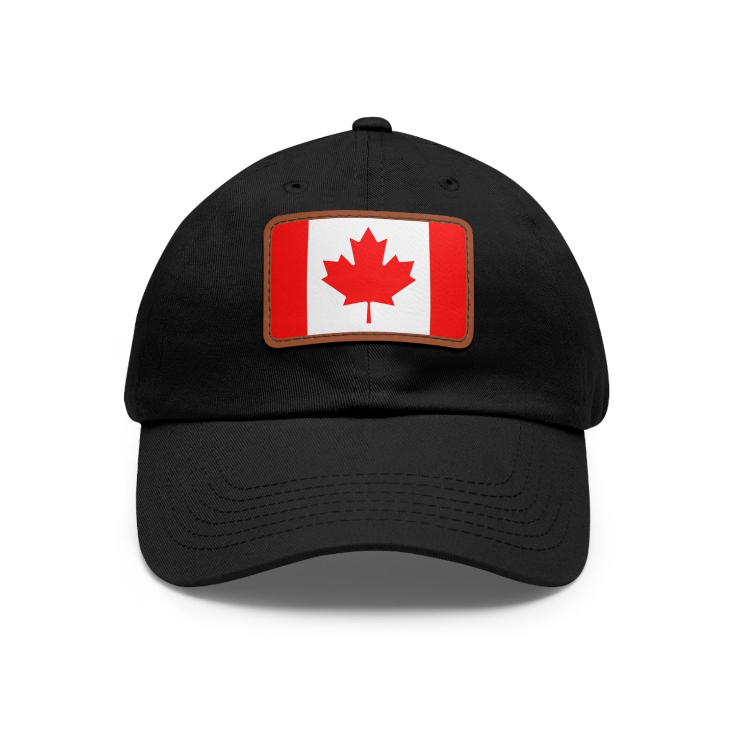 Canada Leather Patch Hat