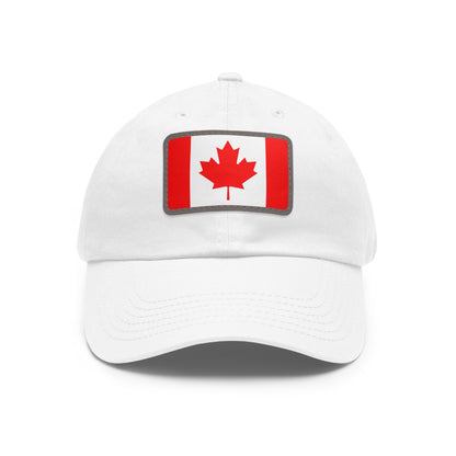 Canada Leather Patch Hat