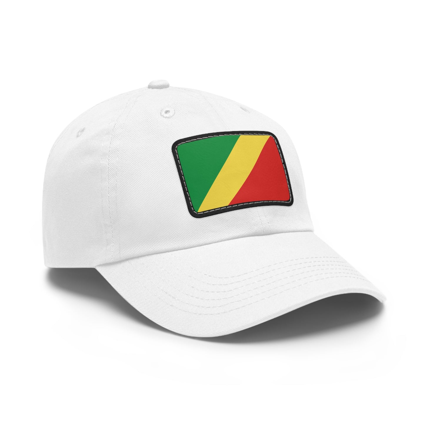 Republic of the Congo Leather Patch Hat