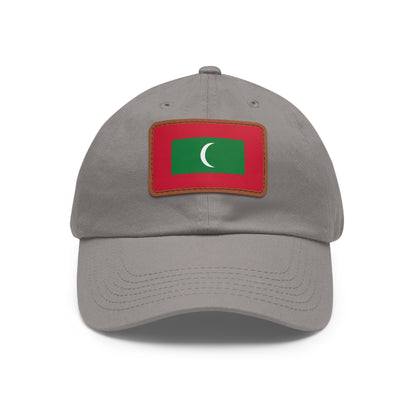 Maldives Leather Patch Hat