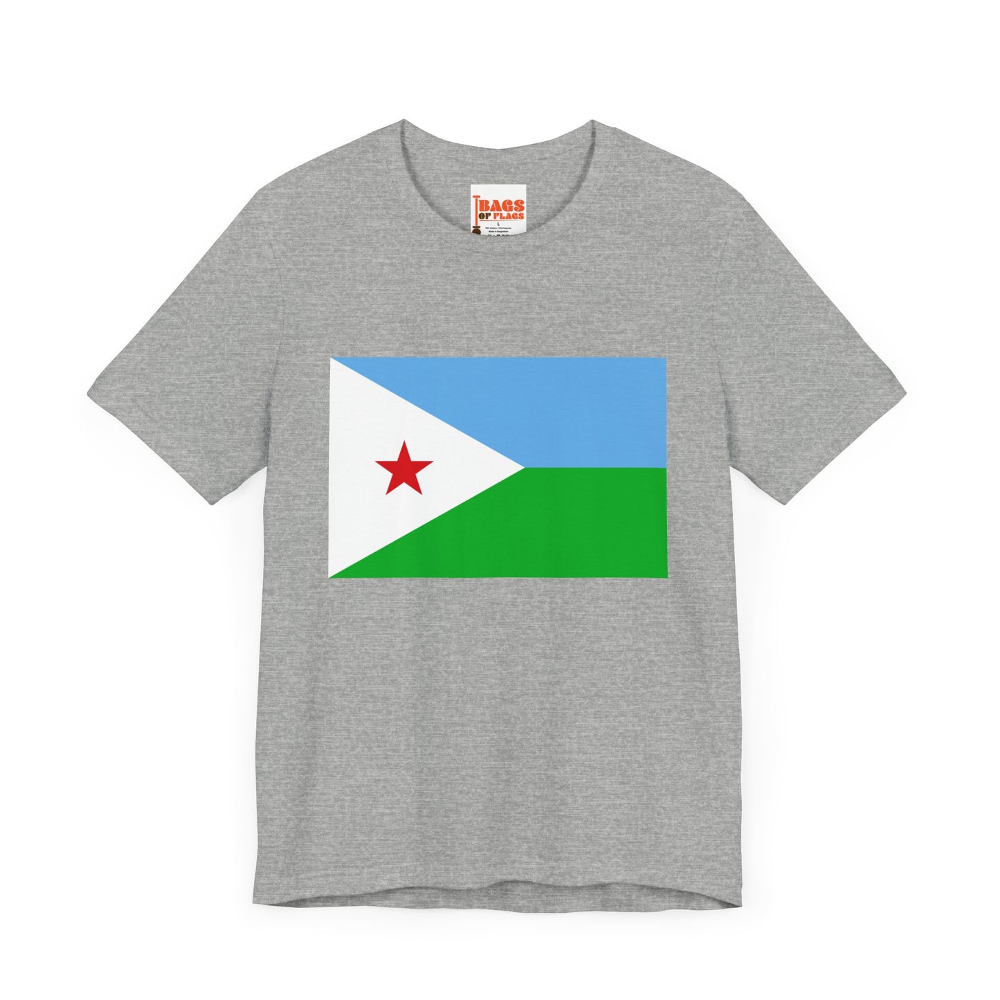 Djibouti Flag on T-shirt