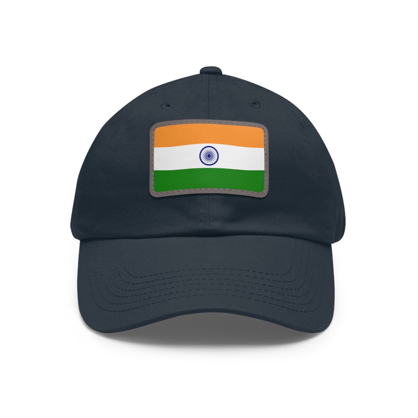 India Leather Patch Hat