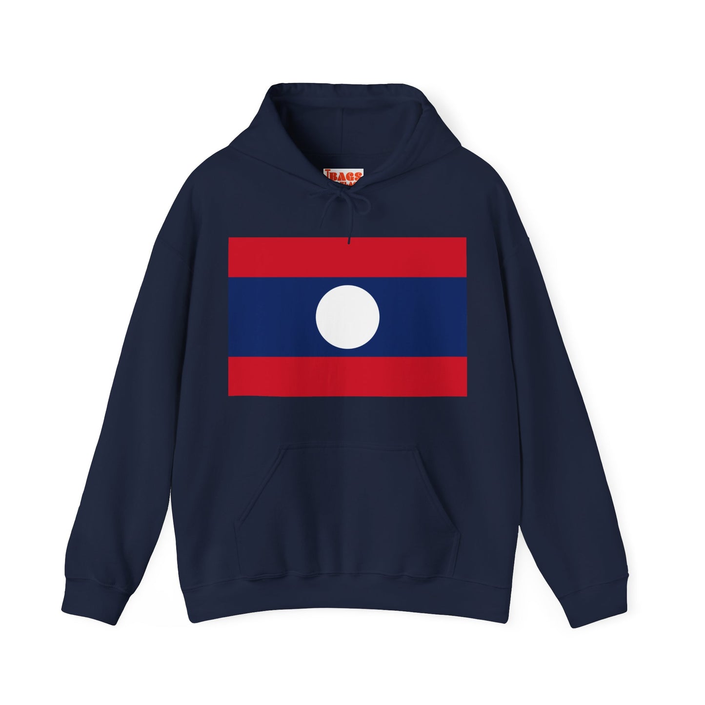 Laos Flag Hoodie