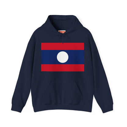 Laos Flag Hoodie