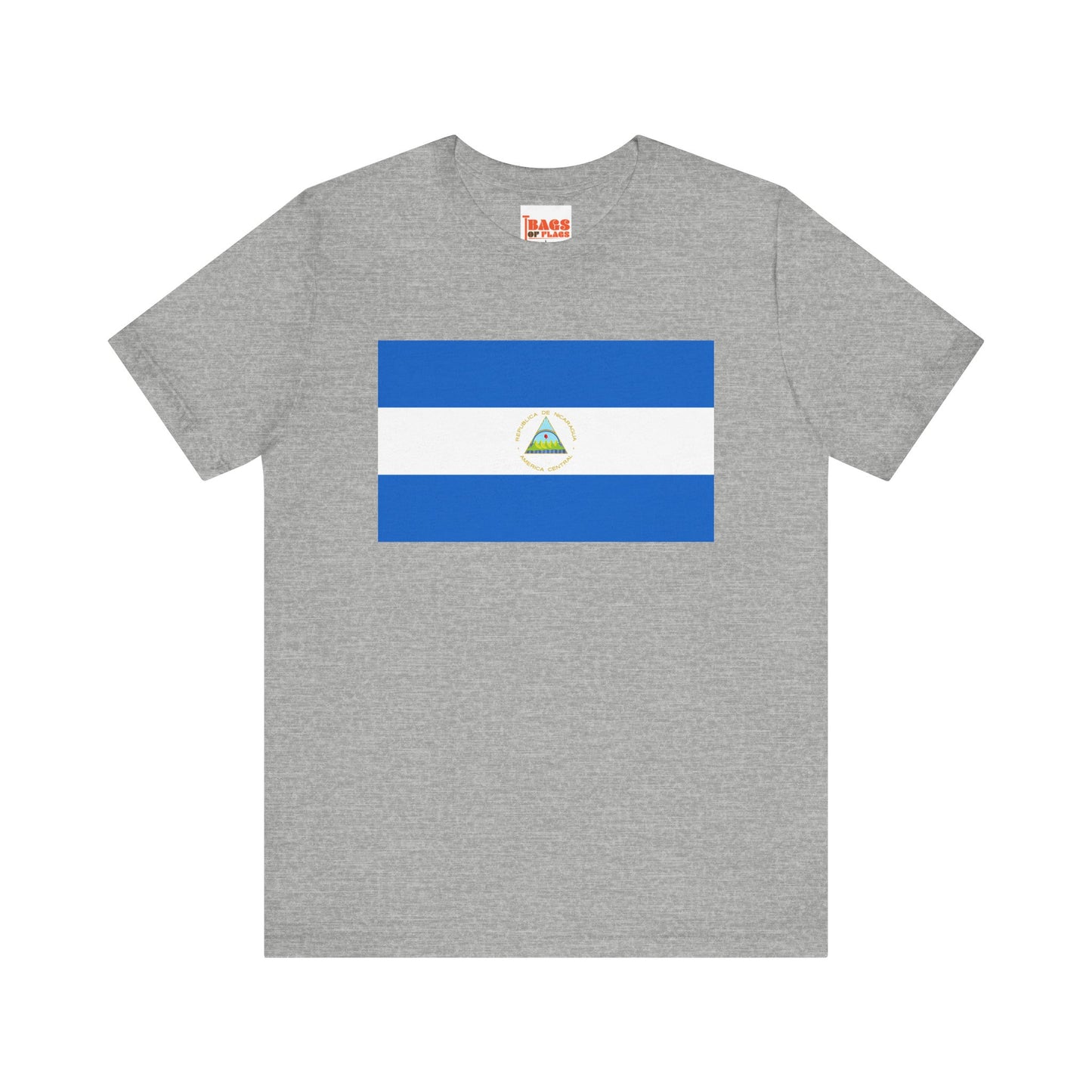Nicaragua Flag on T-shirt