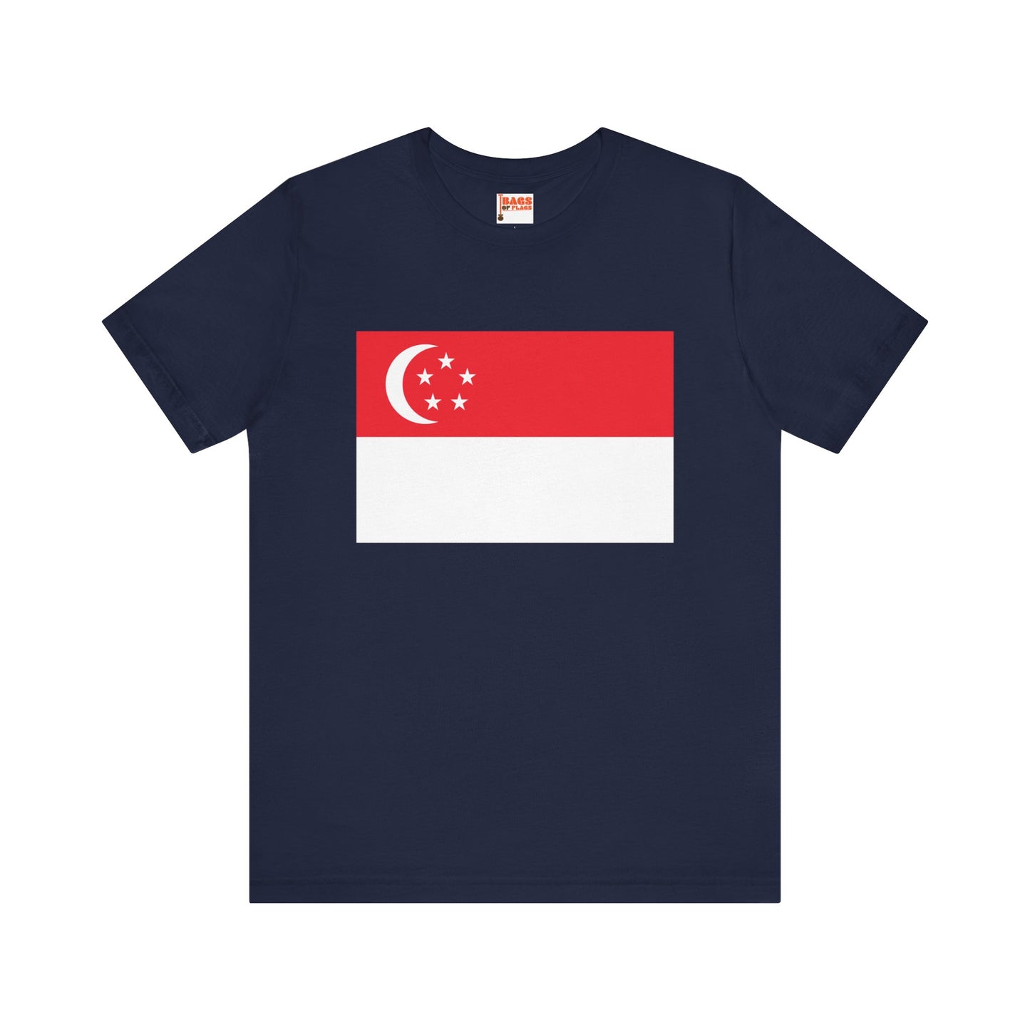 Singapore Flag on T-shirt