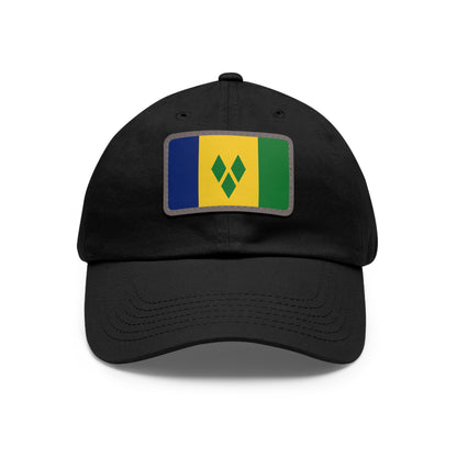 Saint Vincent and the Grenadines Leather Patch Hat